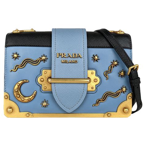 prada cahier astrology bag blue|prada cahier review.